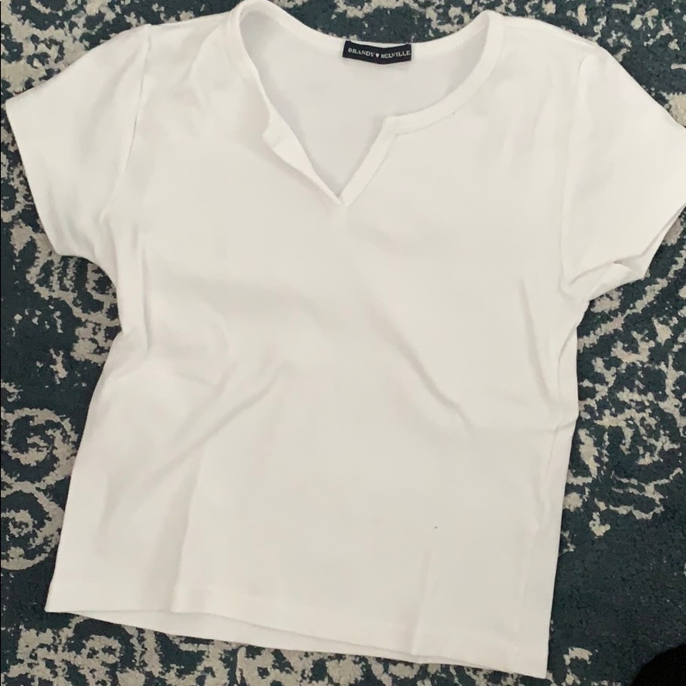 Brandy Melville Ashlyn V Notch Top